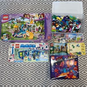 Assorted Lego Sets Girls Approx 8 Sets AS IS